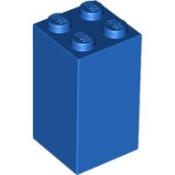 Lego kostka (kostička) 2x2x3, modrá (4107573)